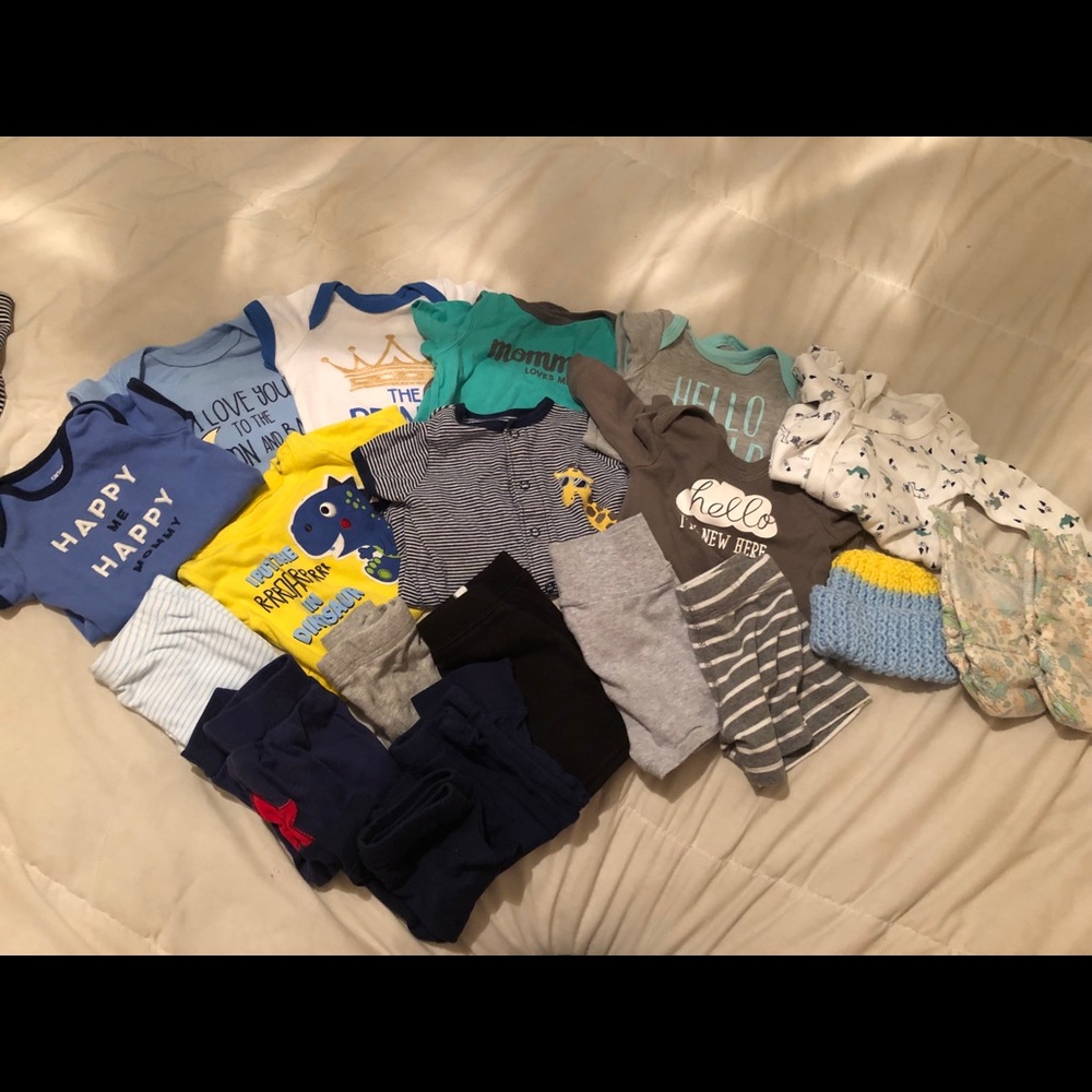 Bundle of Baby Boy Clothes